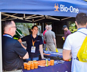 Bio-One of Vegas decontamination and biohazard cleaning team supports local businesses